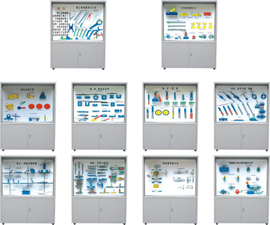 钳工工艺学陈列柜